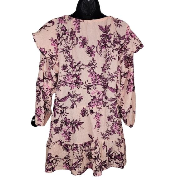 Free People Sunbaked floral Swing Dress in pink Small - Picture 4 of 10